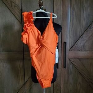 Lilly Pulitzer Vibrant Orange Swimsuit